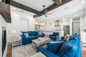 Smart TV, fireplace, offices