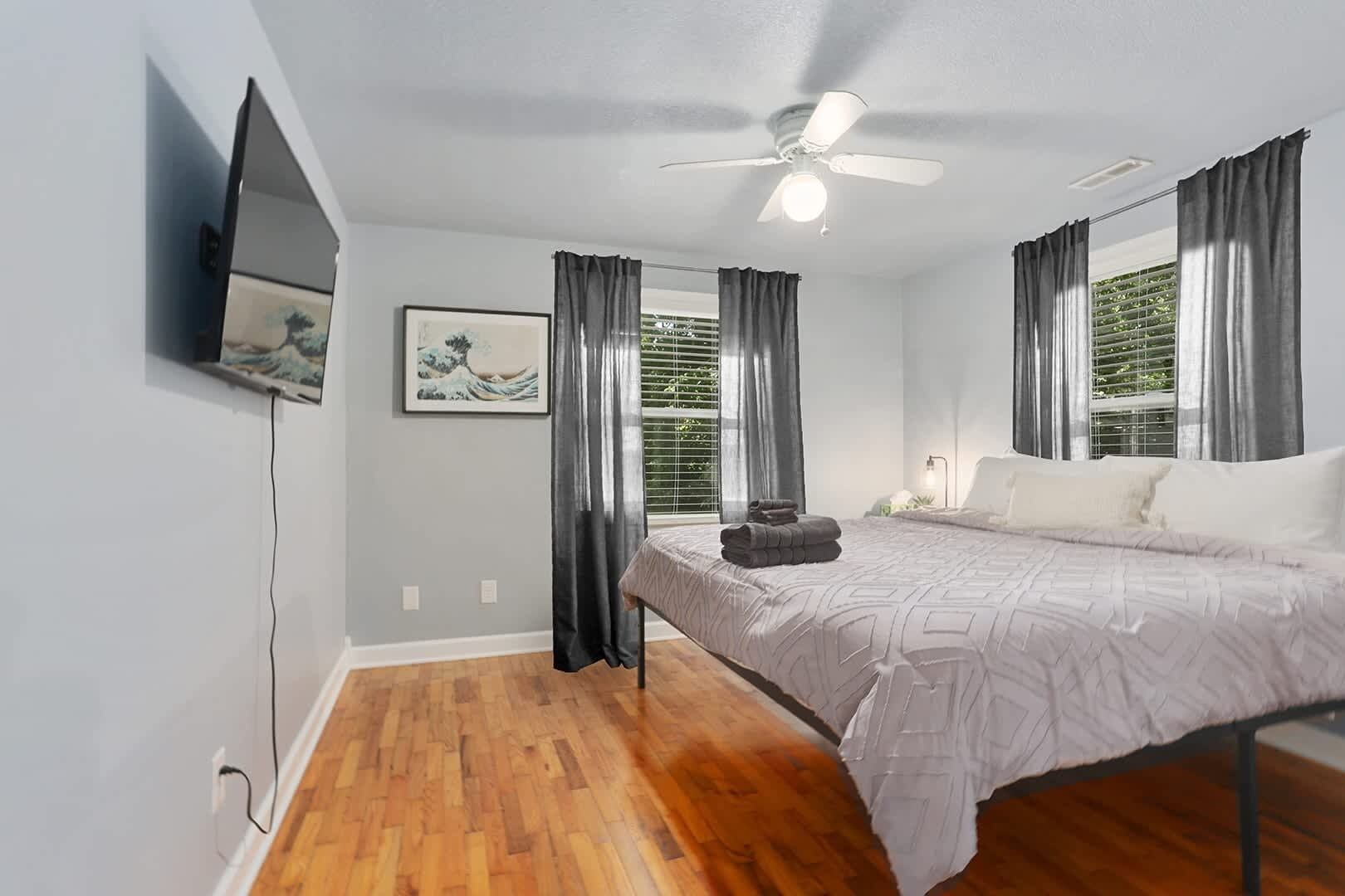 2 soveværelser, strygejern/strygebræt, Wi-Fi, sengetøj