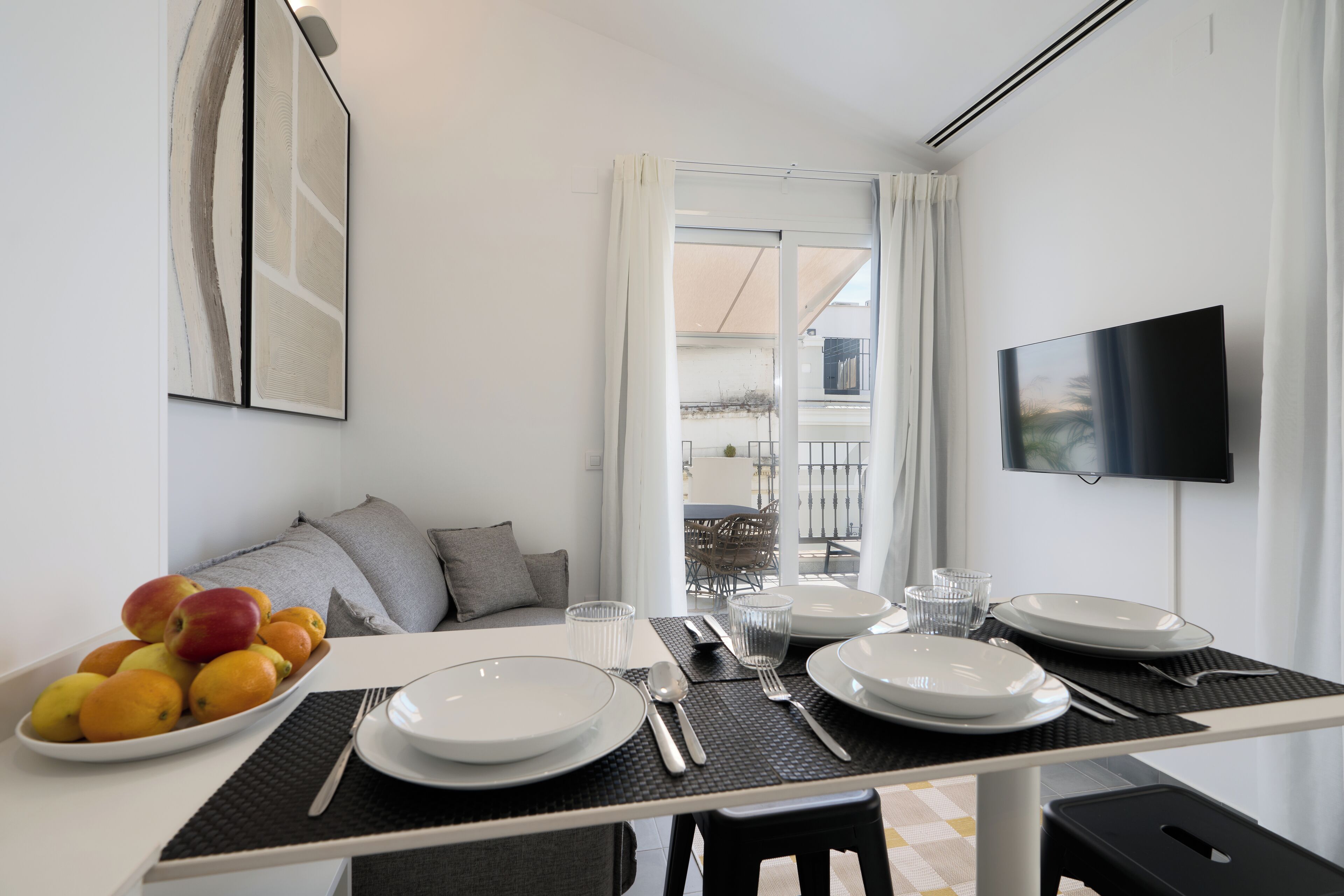Cobertura premium, 1 cama de casal e sofá-cama, cozinha | Cozinha privada | Frigobar, micro-ondas, cooktop, cafeteira/chaleira