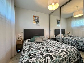 1 bedroom, WiFi - 2-room apartment with AC and terrace in Cavalaire-sur-Mer (Cavalaire-sur-Mer)