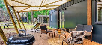 Cozy Chalet w terrace in the Middle of the Forest in Veluwe