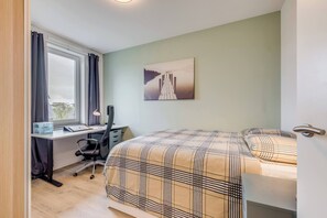 1 Schlafzimmer, Bügeleisen/Bügelbrett, kostenloses WLAN, Bettwäsche
