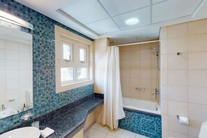 Hair dryer, towels