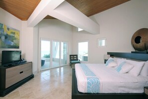 4 bedrooms, desk, iron/ironing board, free WiFi - Contemporary Beach Villa w/ Private Pool (Governors Harbour)