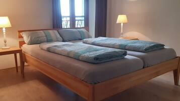 1 makuuhuone, vuodevaatteet