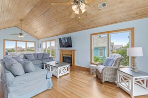 TV, foosball - Fore Shore (Formerly Leeward Shores 11): Sound Views | Beach Club Access (Nags Head)