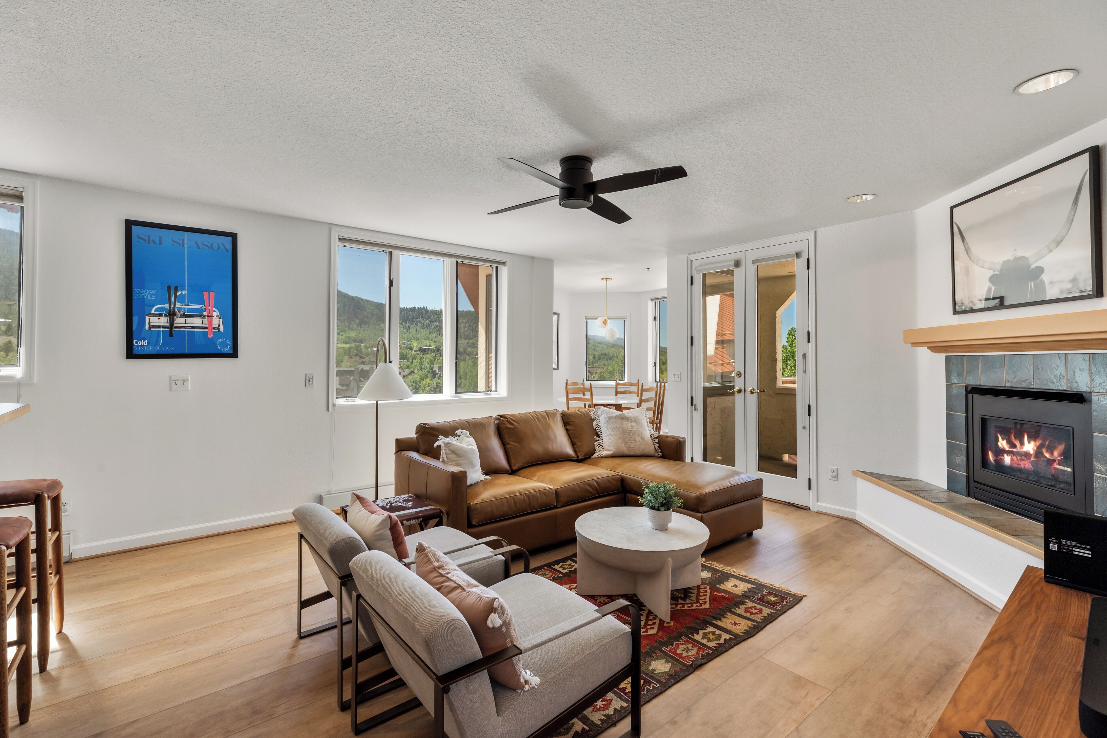 تلفزيون، مدفأة