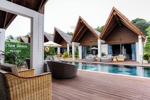 Double Room, Pool View | View from room - Golden Beach Resort (Koh Rong)