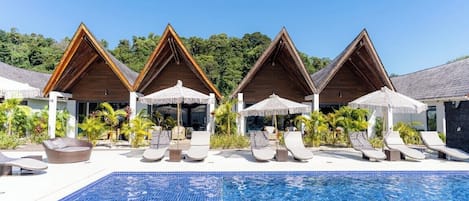 Apartment, Pool View | 2 bedrooms, in-room safe, blackout drapes, iron/ironing board