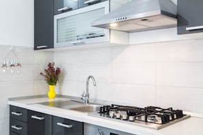 Apartamento (Hidden gem - beachfront - A3 Vedrana ) | Cozinha privada