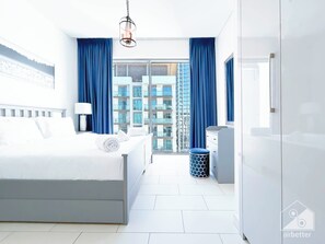 1 bedroom, iron/ironing board, Internet, bed sheets