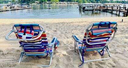 Spacious Spring Lake Retreat • Beach Access • Sleeps 8 • Family & Pet Friendly