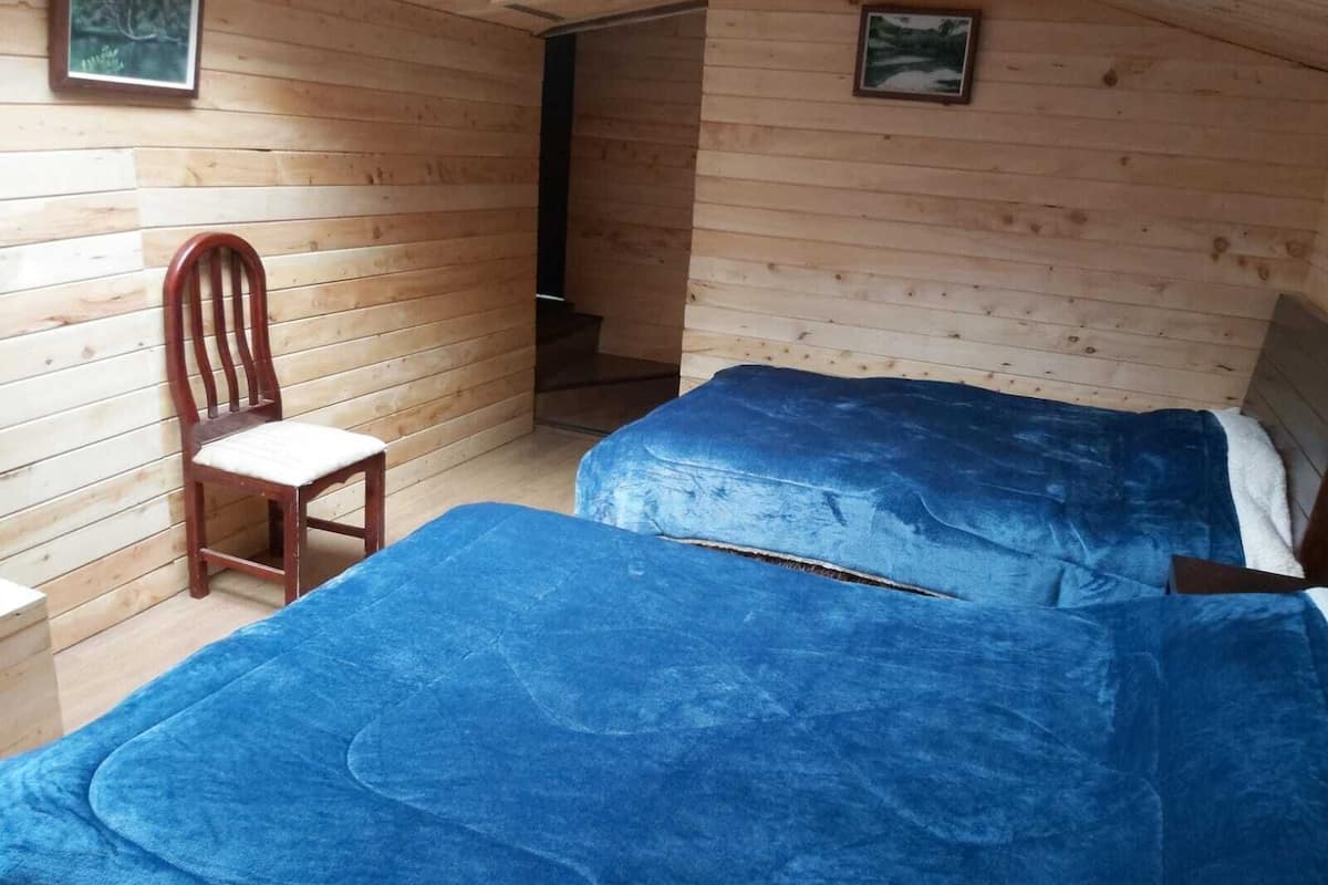 Comfort-hytte | 1 soveværelse, dundyner, gratis Wi-Fi, sengetøj