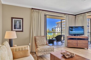TV - KBM Resorts | FREE CAR | Honua Kai | Ocean view | 2-Bedroom Condo with Huge Wraparound Lanai! HKK-413 (Lahaina)