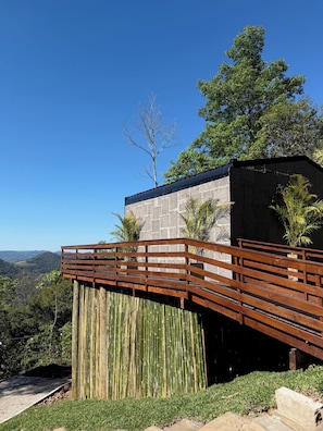 Hytte – exclusive, fjellutsikt | Utsikt mot dal