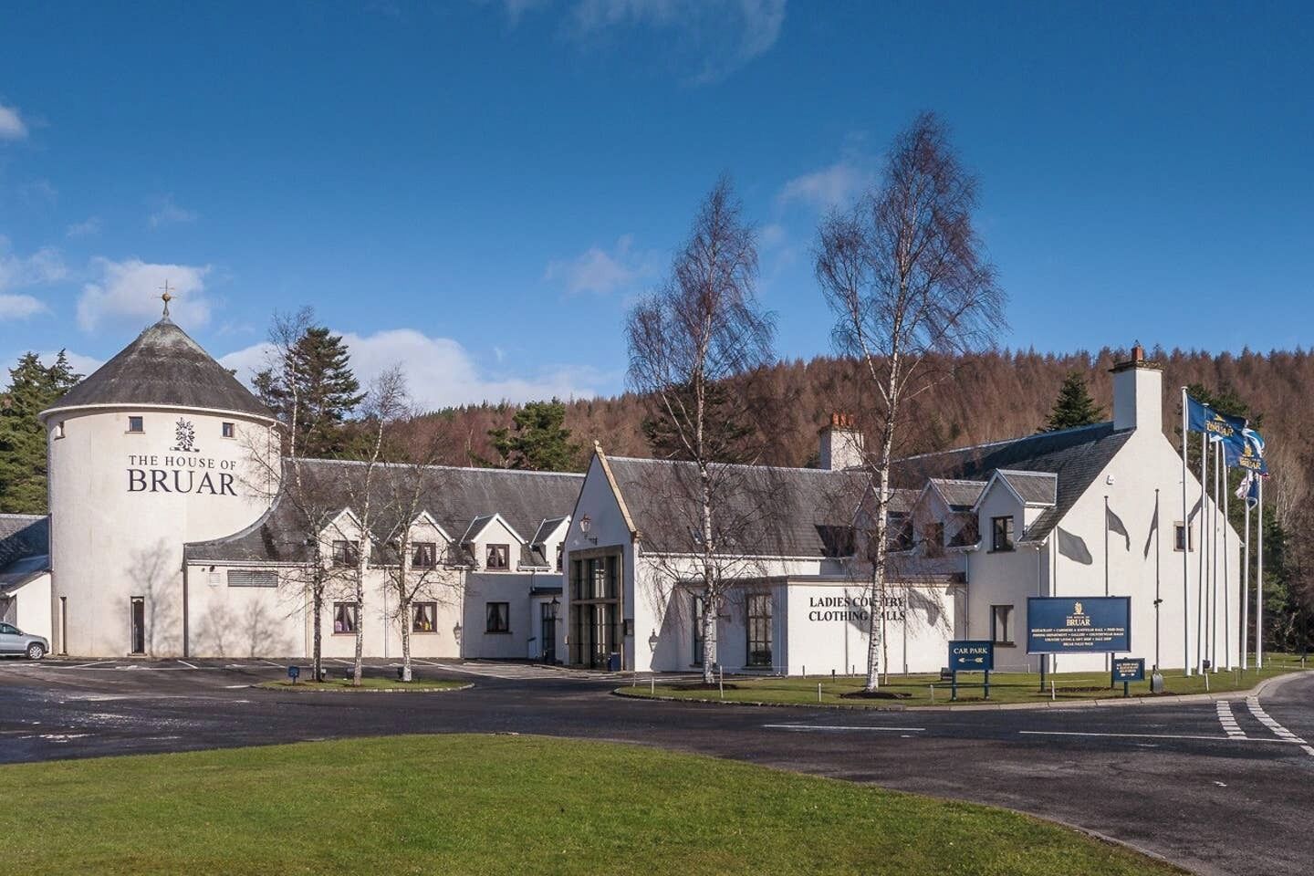 House of Bruar a 5 minute drive from cottage