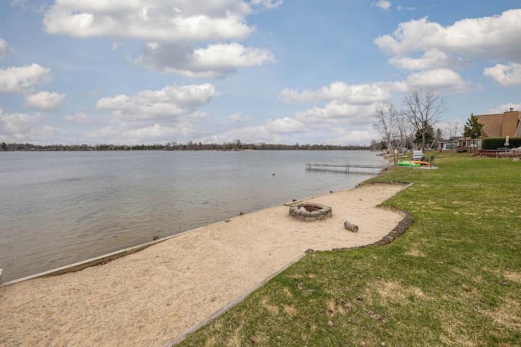 Canadian Lakes, Michigan beach home on private lake\n\n, Stanwood, MI