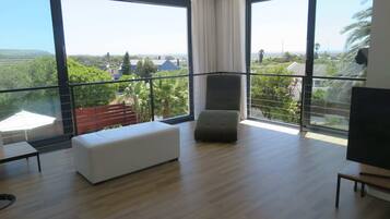 TV, fireplace, stereo, offices