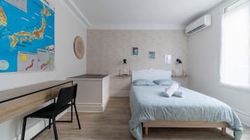 1 bedroom, iron/ironing board, travel crib, free WiFi