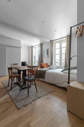 1 bedroom, iron/ironing board, travel crib, free WiFi