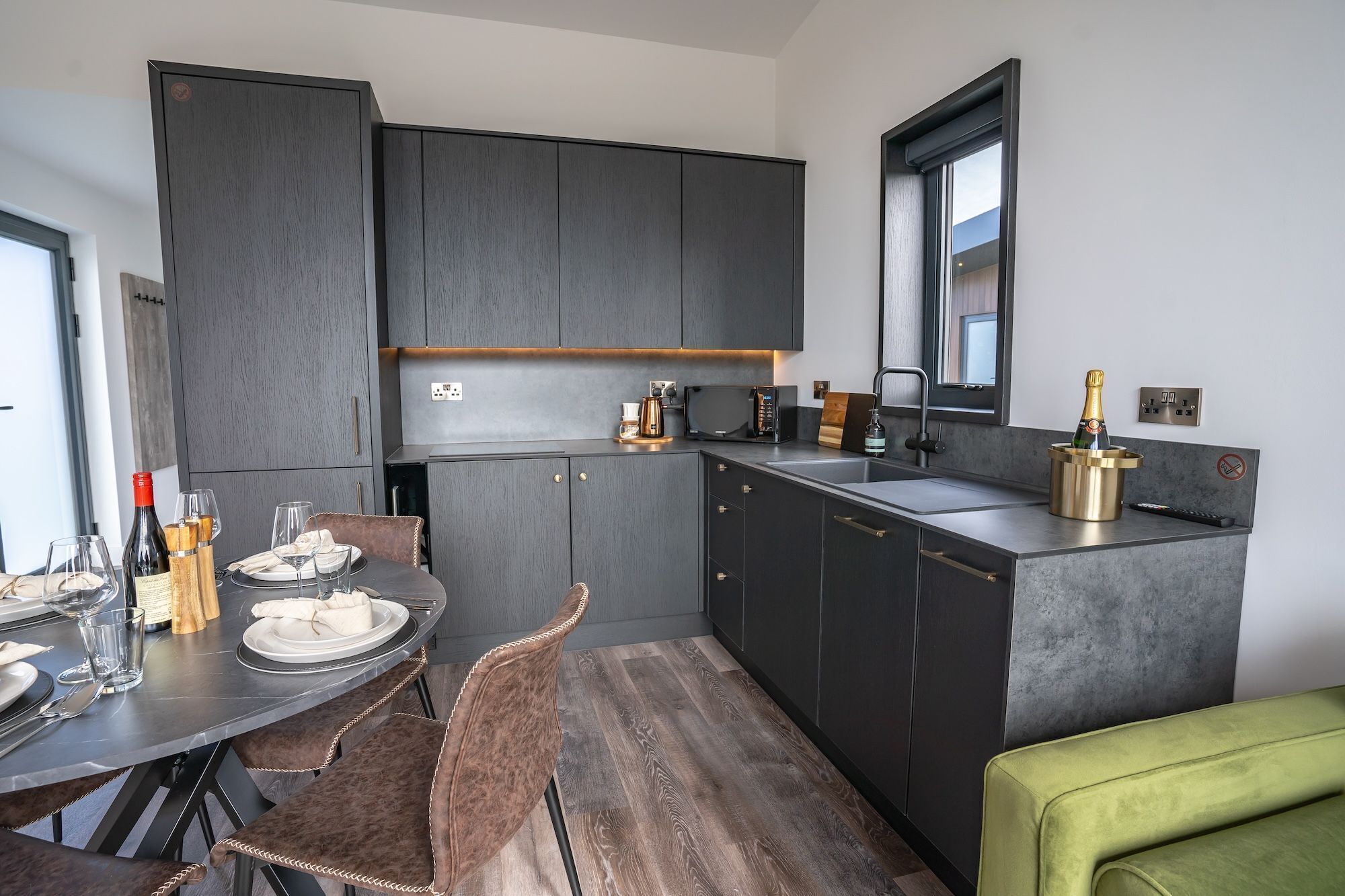 Toaster, dining tables