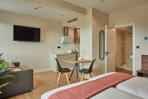 Estudio, Terraza | Insonorización, wifi gratis y ropa de cama 