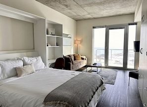 Desk, iron/ironing board, free WiFi, bed sheets