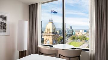 Premium bedding, minibar, in-room safe, desk