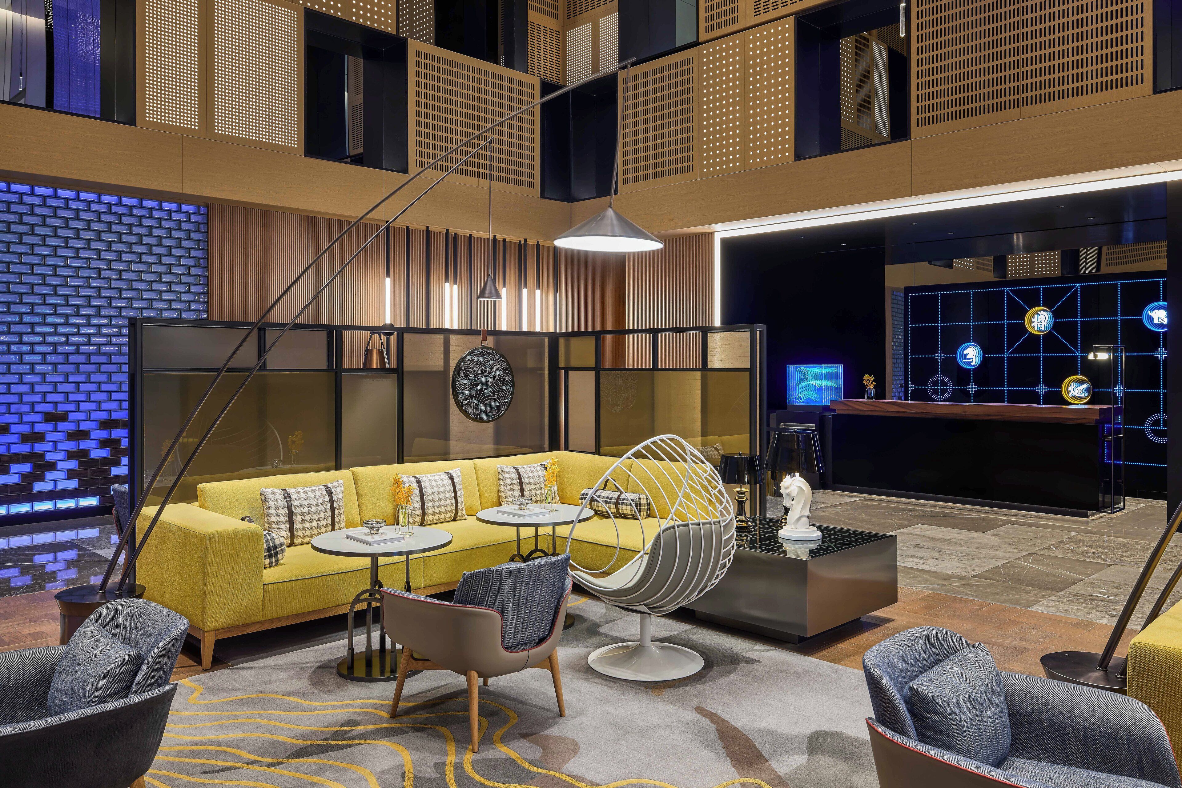 Sala de estar en el lobby