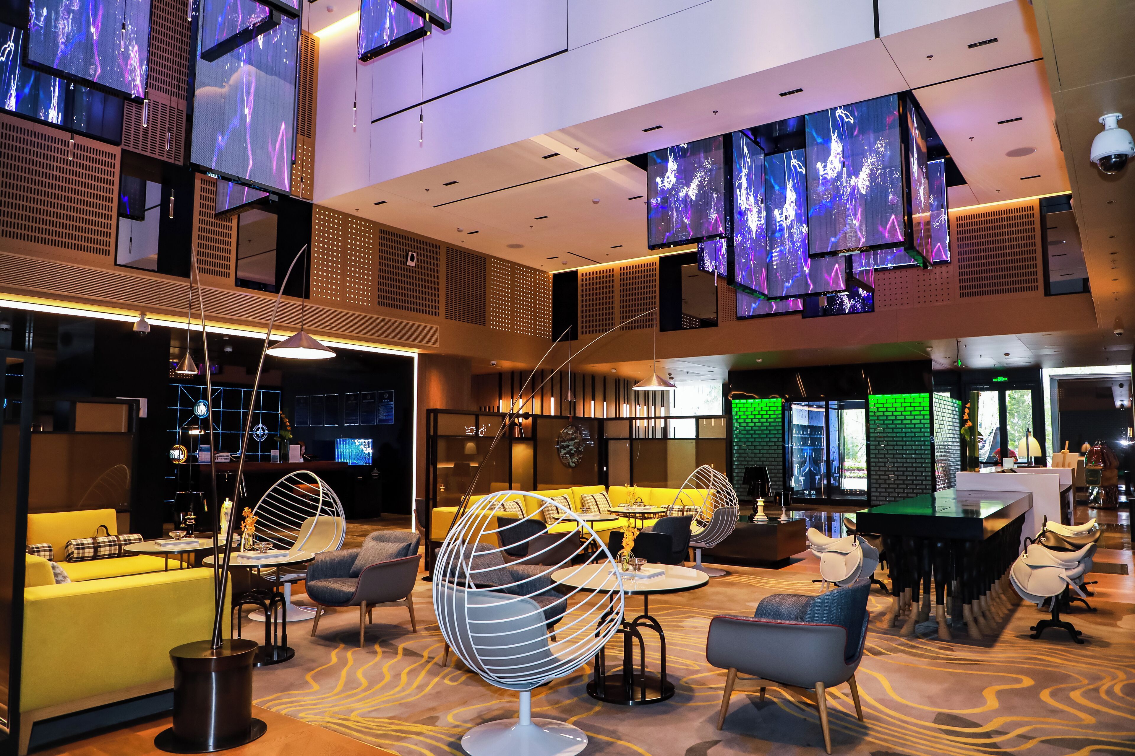 Sala de estar en el lobby