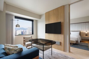 Suite, 1 Bedroom | In-room safe, desk, free WiFi, bed sheets - Courtyard By Marriott Sapporo (Sapporo)