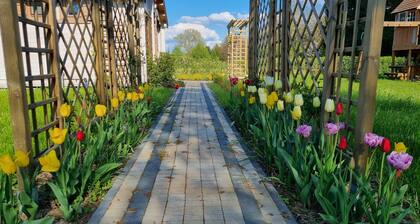 3 Familienhäuser Neben Einem Aussichtsturm und Labyrinth in Westpommern/polen