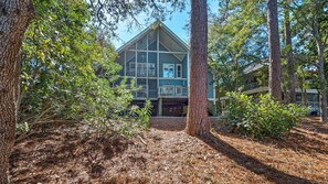 Exterior - Old Seagrove Next to Seaside- Quiet Area & Vintage Charm, Backs to Canal (Santa Rosa Beach)