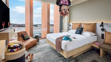 Zimmer, 1 Queen-Bett, Stadtblick