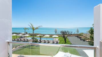 Chambre Simple, terrasse, vue mer | Chambres insonorisées, Wi-Fi gratuit, draps fournis