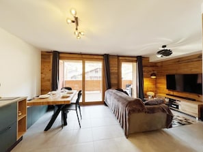 Living area - Wifi, 2nd floor, balcony, tv, 51m², Les Gets (Les Gets)