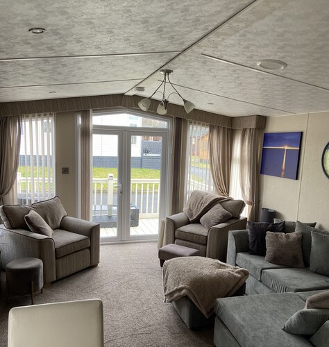 Luxury Rural Hottub Lodge in Northumberland