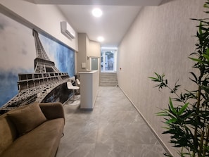 Interior entrance
