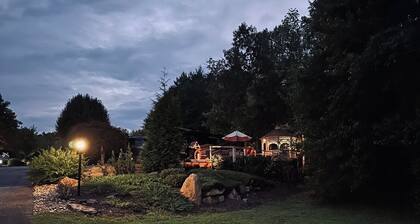Mountain View Luxury RV Spot, Class A Motorcoach Resort, Rumbling Bald Lake Lure