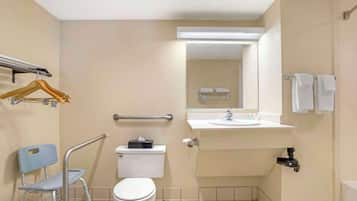 Room, 1 King Bed, Accessible, Non Smoking | Bathroom