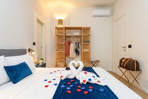 2 chambres, fer et planche à repasser, accès au Wi-Fi (inclus)