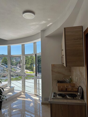 Comfy Room with balcony and view