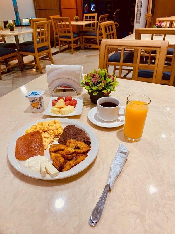 Free daily local cuisine breakfast