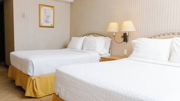Standard Double Room, 2 Double Beds | In-room safe, desk, laptop workspace, soundproofing