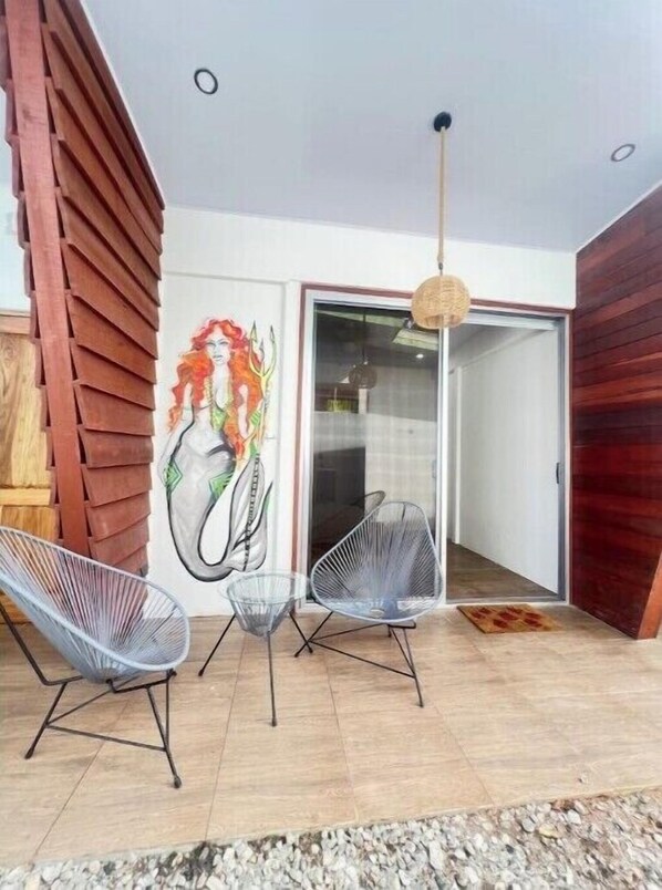 Terrace/patio - Cabina La Peliroja (Puerto Viejo de Talamanca)