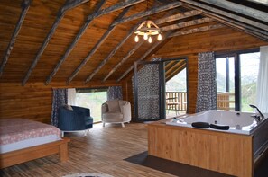 Luxury Bungalow, Mountain View | Desk, soundproofing, iron/ironing board, free WiFi - Bigoşa Bungalov (Arsin)