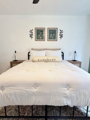 3 bedrooms, iron/ironing board, travel crib, WiFi