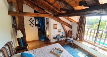 Domaine de Millox, version gßte, pouvant loger 8 personnes. Détente garantie