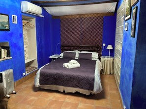 Chambre Double Classique, 1 lit double, vue montagne | Draps en coton égyptien, literie de qualité supérieure