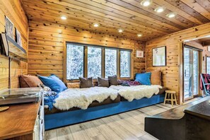 Interior - Creekside Cabin: Mountain Views, Fireplace & Sauna (Dumont)